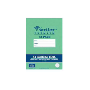 Exercise Book 64 Pages w/ Dotted Line (A4)