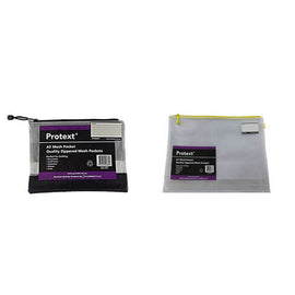 Protext Zippered Mesh Pouch with Note Holder - 0