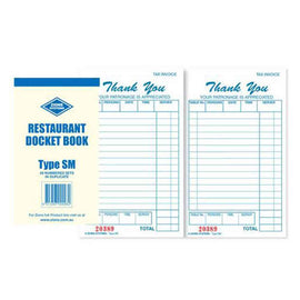 Zions Restaurant Docket Book (Small)