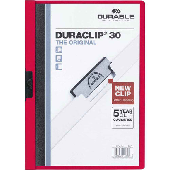 Durable Duraclip 30 Sheet Clamp Flat File (A4)