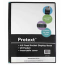 Protext Insert Cover Display Book 20 pocket A3 (Black)