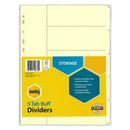 Marbig 5 Tab Manilla Dividers (A4)-4