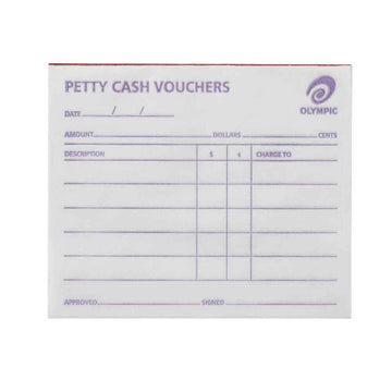 Blocs de Bons de Petite Caisse Olympic 50 Feuilles (5 paquets)