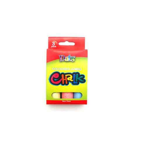 Dats Non-toxic Jumbo Chalk (3pk)