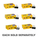 Marbig Fold Back Clips 12/box (Black)-1