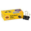 Marbig Fold Back Clips 12/box (Black)-6
