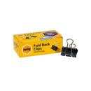 Marbig Fold Back Clips 12/box (Black)-7