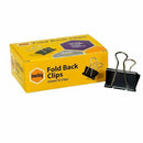 Marbig Fold Back Clips 12/box (Black)-8
