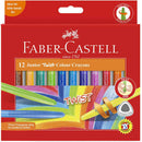 Faber-Castell Twistable Crayons 12pk (Assorted)