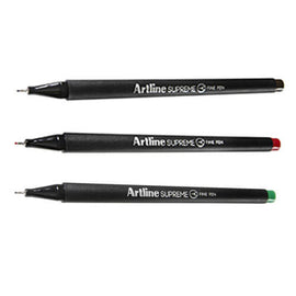 Artline Supreme Fineline Pen 0.4mm (Box of 12) - 0