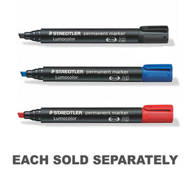 Staedtler Lumocolor Permanent Chisel Tip Marker 10pc
