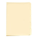 Avery Buff Foolscap Manilla Folders with Tabs (Pack of 5)-1