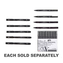 Uni Pin Fine Line Drawing Pen 12pcs (Black)-1