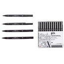Uni Pin Fine Line Drawing Pen 12pcs (Black)-2