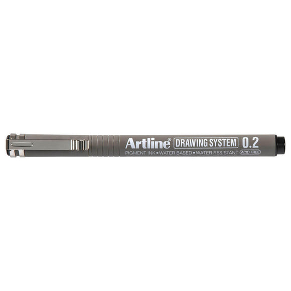 Artline Drawing System Pen 12pcs (Black)