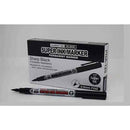 Marqueur à Base d'Huile Uni Super Ink Pointe 0,9mm Noir (Boîte de 12)