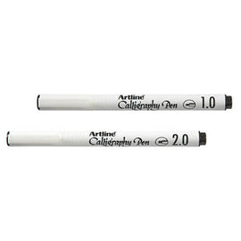 Artline Calligraphy Pen 12pcs (Black) - 0