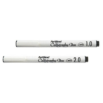 Artline Calligraphy Pen 12pcs (Black) - 0