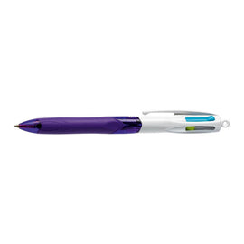 Bic 4 Colours Grip Fashion Retractable Ballpoint (Box of 10)