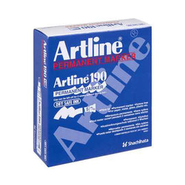 Artline Chisel Marker Black (Box of 12)