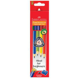 Faber-Castell Triangular Junior Grip Lead Pencil 12pcs