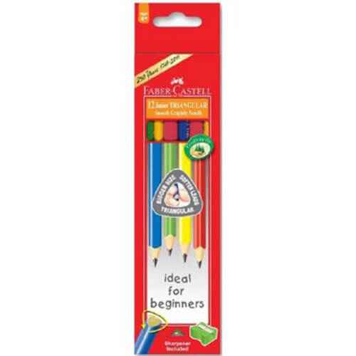 Faber-Castell Triangular Junior Grip Lead Pencil 12pcs