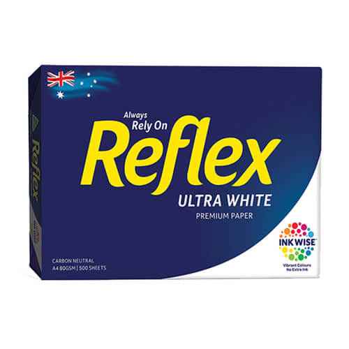 Reflex White Copy Paper 80gsm (1 Ream)