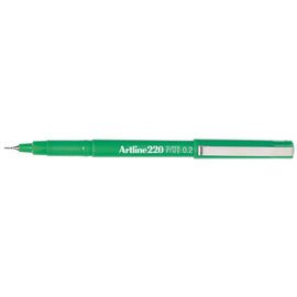 Artline Super Fine Point Green Marker (0.2mm)