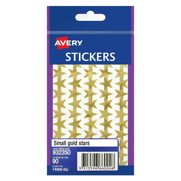Étiquettes Étoiles Dorées Avery F/P (Paquet de 10)