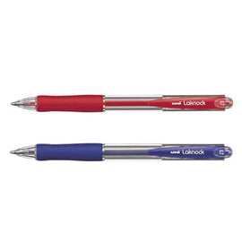 Uni Laknock Retractable Ballpoint Pen 12pcs (Fine) - 0