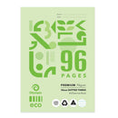 A4 Eco-Recycled Dotted Thirds Exercise Book 10pk