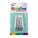 Alpen Spiral Birthday Candles 10pcs
