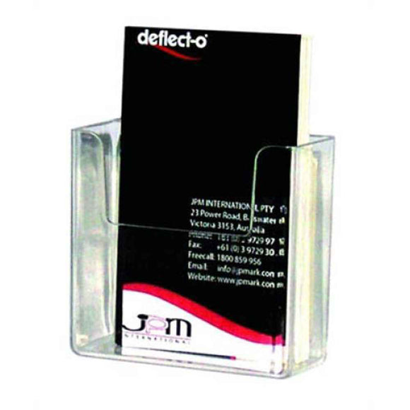 Blueprint Portrait Wall Mount Business Card Holder (Clear)