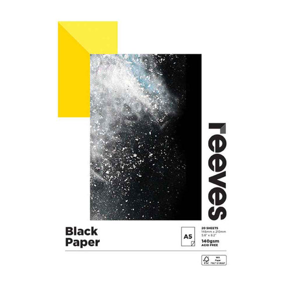 Reeves Mix Pad Paper 140gsm (Black)