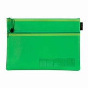 Celco Small Green Name Pencil Case with 2 Zip (345x264mm)