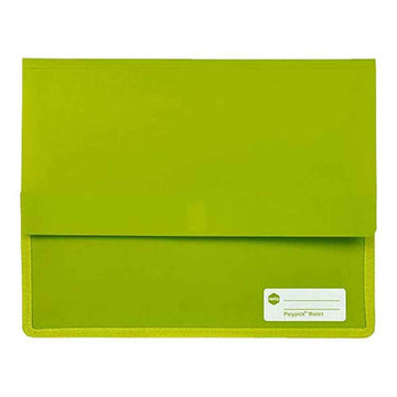 Document Wallet Marbig Polypick Heavy Duty Lime