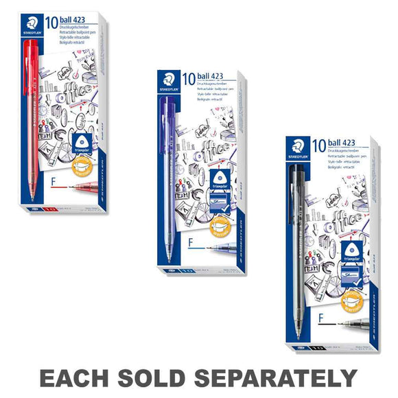 Staedtler 423 Fine Ballpoint Pen (Box of 10)