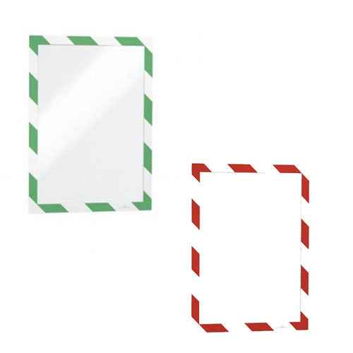 Durable A4 Duraframe Security Safety Sign 2pcs