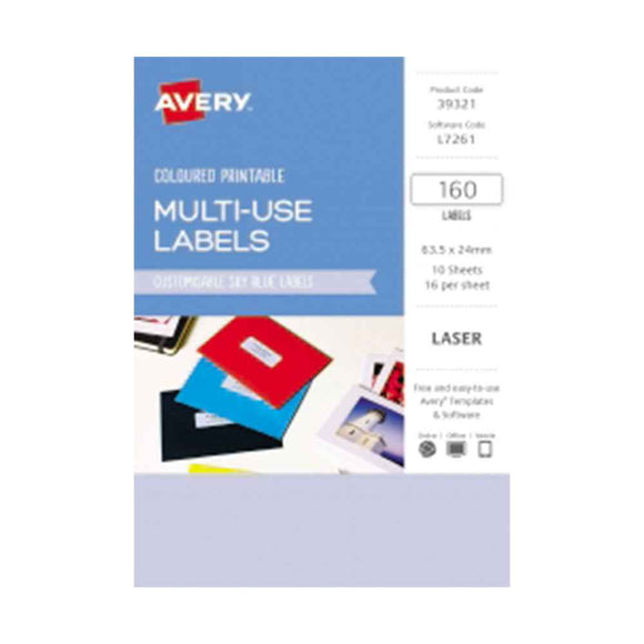 Avery Rectangular Laser Label 160pcs (64x24mm)