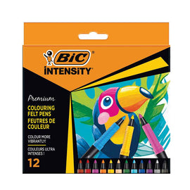 Bic Intensity 0.7mm Felt-Tip Pen (Pack of 12)