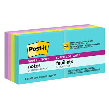 Post-it Super Sticky Recyclable Notes (Pack of 8)