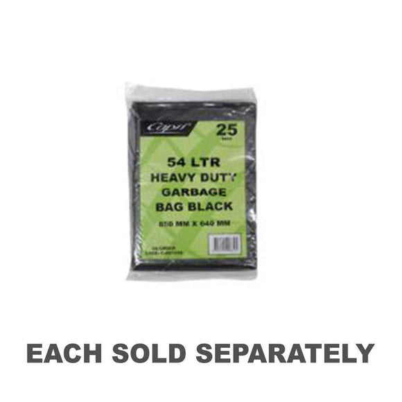 Capri Garbage Bag 25pcs (Black)