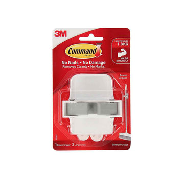 Command Broom Gripper (White)