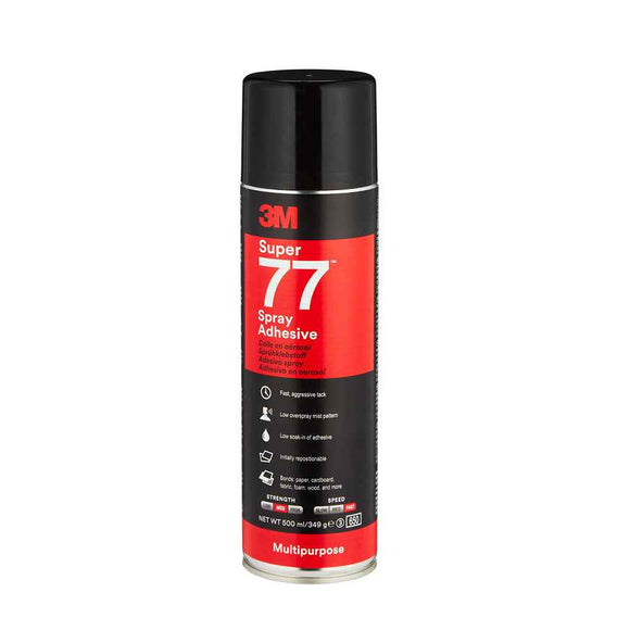 Spray Adhésif Multiusage 3M Super 77 390mL