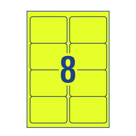 Avery High Visibility Fluoro Address and Shipping Label