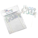 Alpen Happy Birthday Metallic Cake Topper