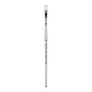 Jasart Taklon Short Flat Brush (White)-11