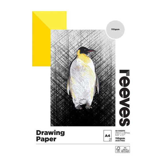 Reeves 110gsm Draw Pad (50 Sheets)