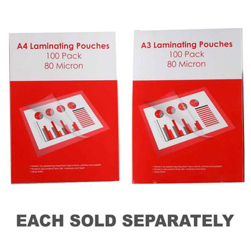 Pochettes de Plastification GNS Basic 80 Microns (Paquet de 100)