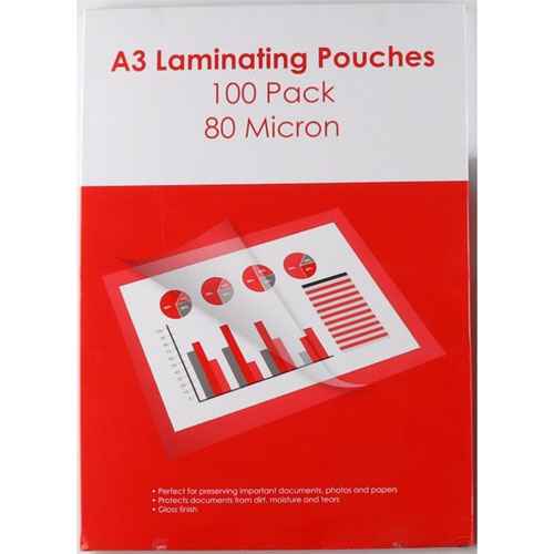 Pochettes de Plastification GNS Basic 80 Microns (Paquet de 100)